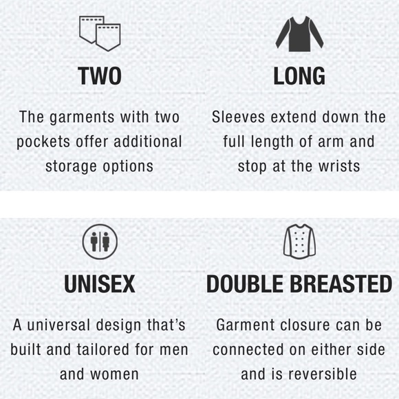 New ChefWorks Sustainable Le Mans Chef Jacket in White - Picture 6 of 6